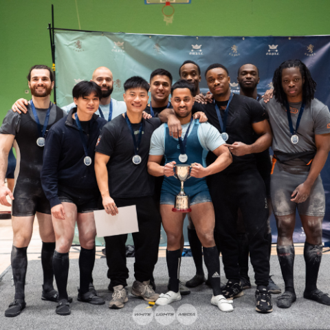 Cambridge University Powerlifting Team at Varsity