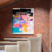 Howard Dyke art in Robinson Chapel